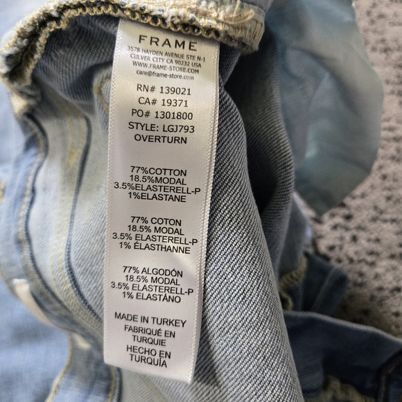 Frame Le Garcon Boyfriend Jeans In Overturn, 26, EUC - Picture 9 of 9